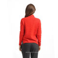 Elegant big size cashmere sweater